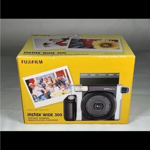Fujifilm Instax Wide 300 Instant Camera - Black and White